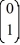 <strong>Consider the linear system = x. Identify which two of the following are fundamental solution vectors for this system.</strong> A) B) C) D) E) F)