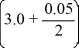 <strong>The velocity (measured in meters per second) of an air-dropped container of food and supplies affixed to a parachute is described by the function v(t) = 57.2 tanh(0.12t), t \ge 3.0, where t is measured in seconds. You are interested in approximating the vertical distance s(t) traveled by the package by time t = 3.05 seconds.Using a step size of h = 0.05 seconds, compute the vertical distance traveled in the first 3.05 seconds. </strong> A) 57.2 tanh(0.12 × (3.0 + 0.05)) B) 57.2 tanh C) tanh(3.0 + 0.05) D) 57.2 tanh E) tanh