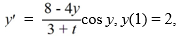 Given the initial value problem how many steps n are needed for the Euler method to find an approximation for y(4.6) using a step size of h = 0.06? n = ________