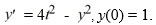 <strong>Consider the initial value problem This question relates to using the Euler method to approximate the solution of this problem at t = 0.5 using a step size of h = What are the correct values of </strong> A) t_{1}=\frac{1}{20}, t_{2}=\frac{1}{10} B) t_{1}=\frac{0.5}{10}, t_{2}=\frac{0.5}{5} C) t_{1}=\frac{0.5}{20}, t_{2}=\frac{0.5}{10} D) t_{1}=\frac{1}{10}, t_{2}=\frac{1}{5}