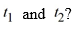 <strong>Consider the initial value problem This question relates to using the Euler method to approximate the solution of this problem at t = 0.5 using a step size of h = What are the correct values of </strong> A) t_{1}=\frac{1}{20}, t_{2}=\frac{1}{10} B) t_{1}=\frac{0.5}{10}, t_{2}=\frac{0.5}{5} C) t_{1}=\frac{0.5}{20}, t_{2}=\frac{0.5}{10} D) t_{1}=\frac{1}{10}, t_{2}=\frac{1}{5}