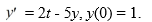 <strong>Consider the initial value problem This question is related to using the fourth-order backward differentiation formula to estimate the solution y(0.2) using a step size of h =0.05 . For the following problem, you will need these values to carry out the computation: Which of the following expressions represents the error incurred in using this method to estimate y(0.2)?</strong> A) y(0.2)+y_{4} B) y(0.2)-y_{4} C) y_{4}-0.2 D) y_{4}+0.2
