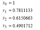 <strong>Consider the initial value problem This question is related to using the fourth-order backward differentiation formula to estimate the solution y(0.2) using a step size of h =0.05 . For the following problem, you will need these values to carry out the computation: Which of the following expressions represents the error incurred in using this method to estimate y(0.2)?</strong> A) y(0.2)+y_{4} B) y(0.2)-y_{4} C) y_{4}-0.2 D) y_{4}+0.2