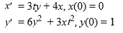 <strong>Consider the system of initial value problems given by This problem can be expressed using matrix notation as Where When using the Euler method with h = 0.05, what are the values of when using the Euler method?</strong> A) B) C) D)