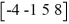Consider these matrices: D = E = Compute
