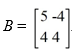 Consider the matrix Compute B<sup>-1</sup>