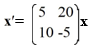 Consider the first-order homogeneous system of linear differential equations If the system were equipped with the initial condition what is the particular solution of the system?