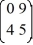 <strong>Consider the first-order homogeneous system of linear differential equations = x Select all of the correct eigenvalue-eigenvector pairs from the following choices.</strong> A) \lambda=9, \xi=\left(\begin{array}{l}1 \\ 1\end{array}\right) B) \lambda=-9, \xi=\left(\begin{array}{c}-1 \\ 1\end{array}\right) C) \lambda=4, \xi=\left(\begin{array}{l}-9 \\ 4\end{array}\right) D) \lambda=0, \xi=\left(\begin{array}{l}1 \\ 0\end{array}\right) E) \lambda=-4, \xi=\left(\begin{array}{l}9 \\ -4\end{array}\right)