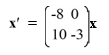 <strong>Consider the first-order homogeneous system of linear differential equations Select all of the correct eigenvalue-eigenvector pairs from the following choices.</strong> A) \lambda=3, \xi=\left(\begin{array}{c}0 \\ -1\end{array}\right) B) \lambda=-3, \xi=\left(\begin{array}{l}0 \\ 1\end{array}\right) C) \lambda=8, \xi=\left(\begin{array}{l}10 \\ 5\end{array}\right) D) \lambda=8, \xi=\left(\begin{array}{l}10 \\ -5\end{array}\right) E) \lambda=-3, \xi=\left(\begin{array}{l}1 \\ 0\end{array}\right) F) \lambda=8, \xi=\left(\begin{array}{c}-5 \\ 10\end{array}\right)