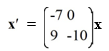 Consider the first-order homogeneous system of linear differential equations The origin is a node.