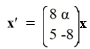 Consider the first-order homogeneous system of linear differential equations (i) For what real values of α does this system have complex eigenvalues? (ii) What do the solution trajectories look like for the values of α found in part (i)?