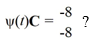Consider the first-order homogeneous system of linear differential equations ? Given a fundamental matrix (t) for the system, for what constant vector does