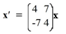 <strong>Consider the first-order homogeneous system of linear differential equations Which of these is the fundamental matrix (t) for this system?</strong> A) \psi(t)=\left(\begin{array}{ll}-e^{-4 t} \sin (7 t) & e^{-4 t} \cos (7 t) \\ e^{-4 t} \cos (7 t) & -e^{-4 t} \sin (7 t)\end{array}\right) B) \psi(t)=\left\{\begin{array}{ll}e^{4 t} \sin (7 t) & -e^{4 t} \cos (7 t) \\ -e^{4 t} \cos (7 t) & e^{4 t} \sin (7 t)\end{array}\right) C) \psi(t)=\left(\begin{array}{ll}e^{4 t} \sin (7 t) & -e^{4 t} \cos (7 t) \\ e^{4 t} \cos (7 t) & e^{4 t} \sin (7 t)\end{array}\right) D) \psi(t)=\left(\begin{array}{ll}e^{-4 t} \sin (7 t) & -e^{-4 t} \cos (7 t) \\ e^{-4 t} \cos (7 t) & e^{-4 t} \sin (7 t)\end{array}\right)