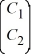 <strong>Consider the first-order homogeneous system of linear differential equations X = x Given a fundamental matrix (t) for the system, which of these is the general solution of this system? Here, C = is an arbitrary constant vector.</strong> A) x(t) = (t)C B) x(t) = (t) + C C) x(t) = <sup>-1</sup>(t)C D) x(t) = (0)C