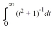 The integral converges.