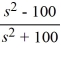 <strong>Compute the Laplace transform of f(t) = t cos(10t).</strong> A) B) C) D) E)