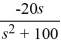 <strong>Compute the Laplace transform of f(t) = t cos(10t).</strong> A) B) C) D) E)