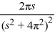 <strong>Compute the Laplace transform of f(t) = sin(2 \pi t)cos(2 \pi t).</strong> A) B) C) D)