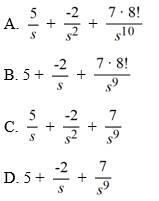 Consider the following initial value problem: (ii) Find the inverse Laplace transform of the answer in part (i) to find the solution x(t) of the initial value problem.
