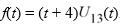 <strong>Compute the Laplace transform of </strong> A) s e^{-13 t}\left(\frac{1}{s^{2}}+\frac{4}{s}\right) B) e^{-13 t}\left(\frac{1}{s^{2}}+\frac{17}{s}\right) C) e^{-13 t}\left(\frac{2}{s^{2}}-\frac{17}{s}\right) D) e^{13 t}\left(\frac{1}{s^{2}}+\frac{17}{s}\right) E) s e^{13 t}\left(\frac{1}{s^{2}}+\frac{17}{s}\right)