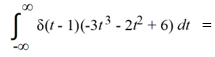 ________. Here, δ stands for the Dirac delta function.