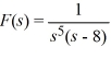 <strong>Use the convolution theorem to compute the inverse Laplace transform of </strong> A) \frac{t^{4}}{4 !} * e^{8 t} B) \frac{t^{5}}{5 !} * e^{8 t} C) \frac{t^{4}}{4 !} * e^{-8 t} D) \frac{t^{5}}{5 !} * e^{-8 t} E) t^{5} * e^{8 t} F) t^{5} * e^{-8 t}