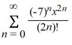 <strong>What is the Taylor expansion for f(x) = cos(7x) about x = 0?</strong> A) B) C) D)