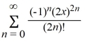 <strong>What is the Taylor series expansion for f(x) = about x = 0?</strong> A) B) C) D) E)