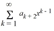 <strong>Which of these power series is equivalent to + 7 ?</strong> A) B) C) ? D) ? E)