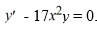 <strong>Consider the first-order differential equation Assume a solution of this equation can be represented as a power series . Assume that C<sub>0</sub> is known. Which of these power series equals y(x)?</strong> A) \sum_{n=0}^{\infty} \frac{17 c_{0}}{3(n !)^{2}} x^{3 n} B) \sum_{n=0}^{\infty} \frac{c_{0} 17^{n}}{n ! 3} x^{3 n} C) \sum_{n=0}^{\infty} \frac{17 c_{0}}{3^{n} n !} x^{3 n} D) \sum_{n=0}^{\infty} \frac{17 c_{0}}{3^{n}(n !)^{2}} x^{3 n}