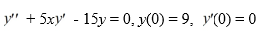 Consider this initial-value problem: . Assume a solution of this equation can be represented as a power series . Write down the values of these coefficients: C<sub>0</sub> = ________, C<sub>1</sub> = ________, C<sub>2</sub> = ________, C<sub>3</sub> = ________, C<sub>4</sub> = ________, C<sub>5</sub> = ________, C<sub>6</sub> = ________