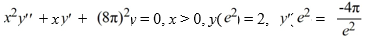 Solve this initial value problem: . .