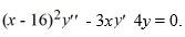 <strong>Consider the second-order differential equation . Which of these statements is true?</strong> A) x = 4 and x = -4 are both irregular singular points. B) x = 4 and x = -4 are both regular singular points. C) x = -4 is a regular singular point and x = 4 is an irregular singular point. D) x = 4 is a regular singular point and x = -4 is an irregular singular point.
