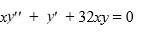 <strong>Consider the second-order differential equation . Suppose the method of Frobenius is used to determine a power series solution of this equation. The indicial equation has r = 0 as a double root. So, one of the solutions can be represented as the power series . Assume a<sub>0</sub> \neq 0. Which of these is the explicit formula for the coefficients ?</strong> A) a_{2 n}=\frac{(-1)^{n} 2^{3 n}}{n !} a_{0, n} \geq 1 B) a_{2 n}=\frac{(-1)^{n} 2^{5 n}}{n !} a_{0}, n \geq 1 C) a_{2 n}=\frac{(-1)^{n} 2^{3 n}}{(n !)^{2}} a_{0}, n \geq 1 D) a_{2 n}=\frac{(-1)^{n} 2^{5 n}}{(n !)^{2}} a_{0}, n \geq 1