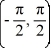 <strong>On which of these intervals is a solution of the following differential equation sure to exist? Select all that apply.-4 + - (tan t) y = -3</strong> A) (0, \infty ) B) C) (0, \infty ). D) E) F)