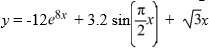What is the least order of a homogeneous differential equation with constant coefficients for which is a solution?