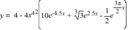 What is the least order of a homogeneous differential equation with constant coefficients for which is a solution?