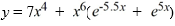 What is the least order of a homogeneous differential equation with constant coefficients for which is a solution?