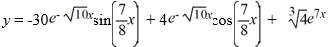 What is the least order of a homogeneous differential equation with constant coefficients for which is a solution?