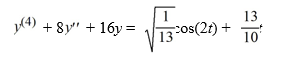 <strong>What is the form of a particular solution of the following nonhomogeneous differential equation? All capital letters in the choices represent arbitrary real constants.</strong> A) A \cos (2 t)+B \sin (2 t)+C t+D B) \left(A t^{2}+B t+C\right) \cos (2 t)+\left(D t^{2}+E t+F\right) \sin (2 t)+G t+H C) A t^{2} \cos (2 t)+B t+C D) (A t+B) \cos (2 t)+(C t+D) \sin (2 t)+E t E) (A t+B) \cos (2 t)+(C t+D) \sin (2 t)+E t+F