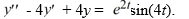 Use variation of parameters to find the general solution of the nonhomogeneous differential equation