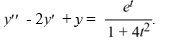 Use variation of parameters to find the general solution of the nonhomogeneous differential equation