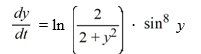 Consider the autonomous differential equation Determine for the initial condition Enter the exact answer.