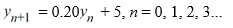 <strong>Consider the difference equation Which of the following is an accurate description of the behavior of the solutions to this difference equation in terms of y<sub>0</sub> . ?</strong> A) If y<sub>0</sub> (\neq\) 0, then the sequence { } diverges to \infty as n \rightarrow \infty . B) The sequence { } converges to 6.25 as n \rightarrow \infty for all values of . C) If y<sub>0</sub> > 0, then the sequence { } converges to 6.25 as n \rightarrow \infty ; for all other choices of y<sub>0</sub> , the sequence { } converges to 0 as n \rightarrow \infty . D) D) If y<sub>0</sub> \neq 0, then the sequence { } converges to 6.25 as n \rightarrow \infty ; for all other choices of y<sub>0</sub> , the sequence { } converges to 0 as n \rightarrow \infty .