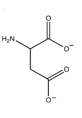 <strong>Which of the following structures shows the prevalent form of glutamic acid at pH 3?</strong> A)   B)   C)   D)   E) none of these choices <div style=padding-top: 35px> 