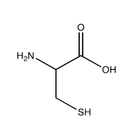<strong>Which of the following structures shows the prevalent form of cysteine at pH 12?</strong> A)   B)   C)   D)   E) none of these choices <div style=padding-top: 35px> 