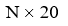 <strong>Since there are 20 standard amino acids, the number of possible linear polypeptides of length N can be expressed as ___.</strong> A)   B)   C)   D)   E)   <div style=padding-top: 35px> 