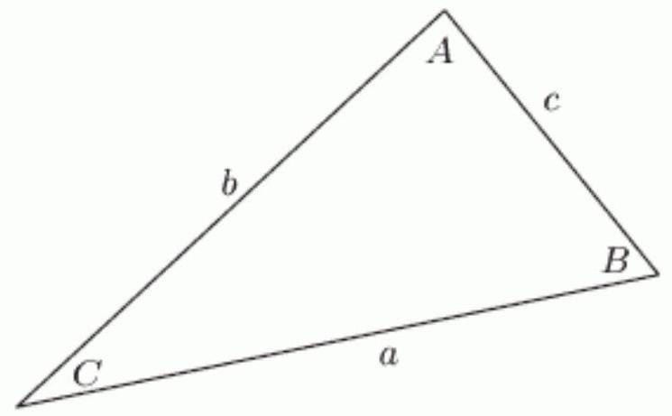 Consider the following figure. If A=90^{\circ}, \cos C=0.68 , and b=4 , find a and c . Round your answers to 2 decimal places, if necessary.