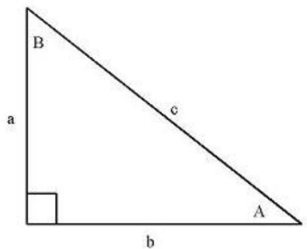 Let c=7 and A=28 , find the following. Give your answers to 3 decimal places. A) a B) b C) B