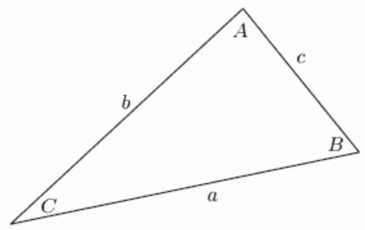 Use the figure below to find angle C when b=13 , and c=14 , and B=95^{\circ} . Round to 2 decimal places. If the triangle is not possible, enter not possible.